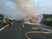 Brand Sattelauflieger